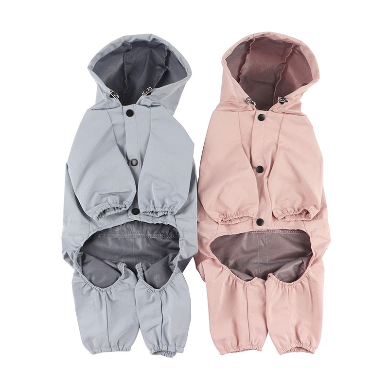 Reflektierende Regenjacke