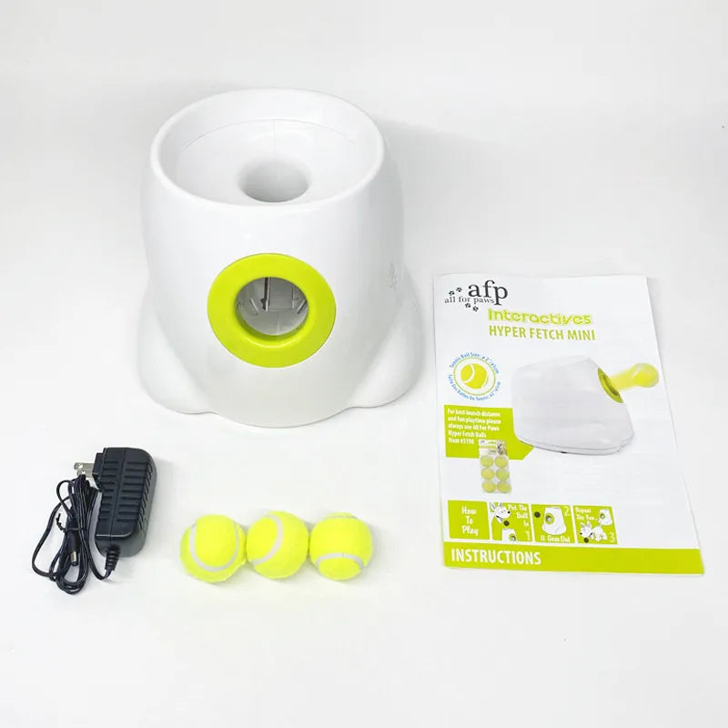 Automatischer Tennisballwerfer für Hunde und Katzen.