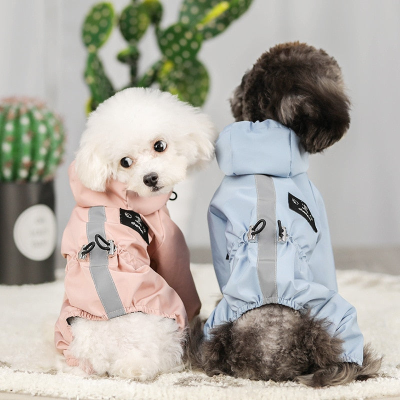 Reflektierende Regenjacke